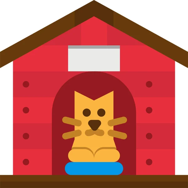 Home House Pet Icon Pet Vet Category — Stock Vector