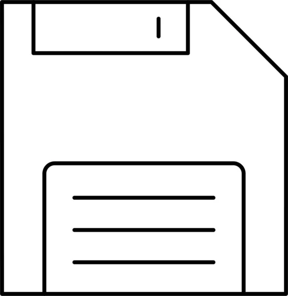 Diskette Speichern Symbol — Stockvektor