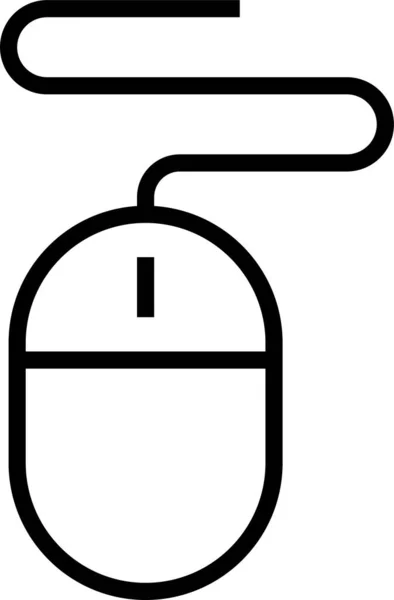 Иконка Электроники Кликера Технологии Стиле Наброска — стоковый вектор
