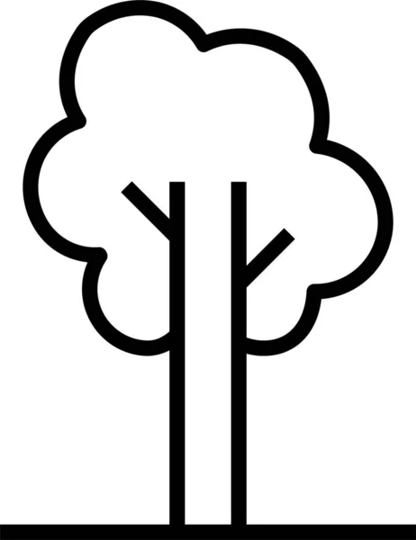 Ağaç Bahçesi Simgesi — Stok Vektör