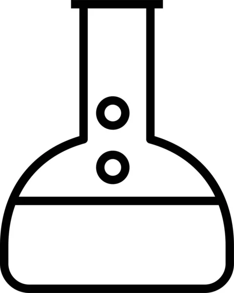 Chemie Bildung Wissenschaft Ikone — Stockvektor