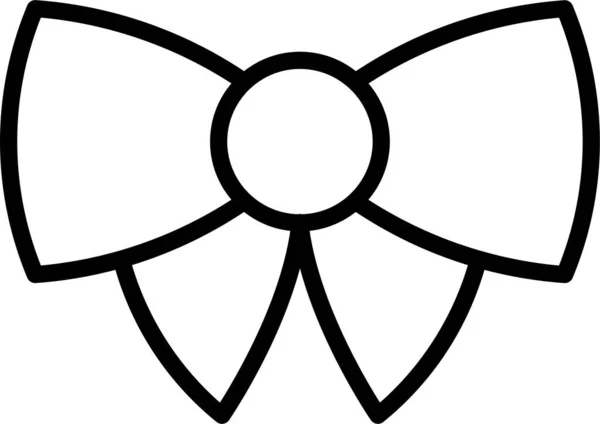 Ruban Papillon Icône Mode — Image vectorielle