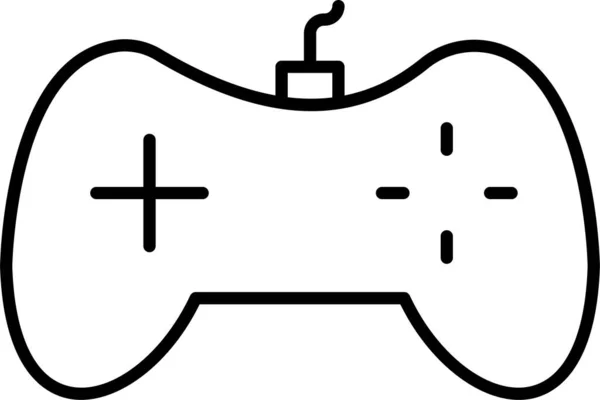 Joystick Gamepad Elektronika Ikona — Stockový vektor