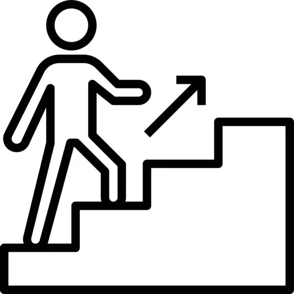 Иконка Лестницы — стоковый вектор
