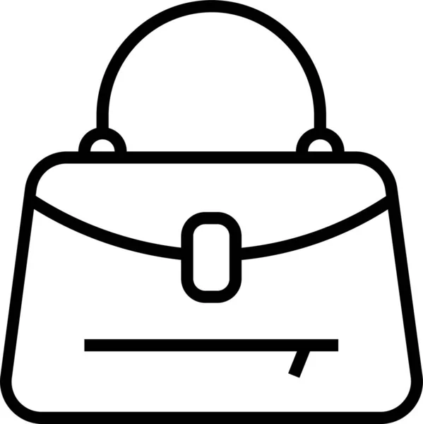 Handtasche Mode Tasche Ikone — Stockvektor