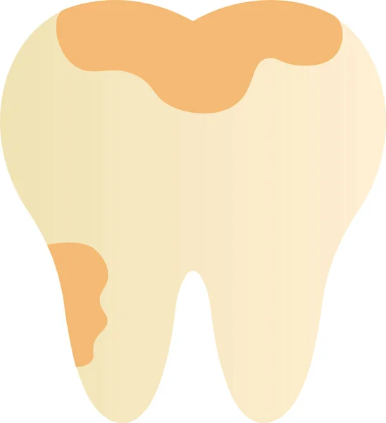 Icono Del Dentista Cuidado Dental Estilo Plano — Archivo Imágenes Vectoriales