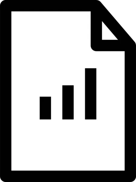 Document Map Pictogram Omtrek Stijl — Stockvector