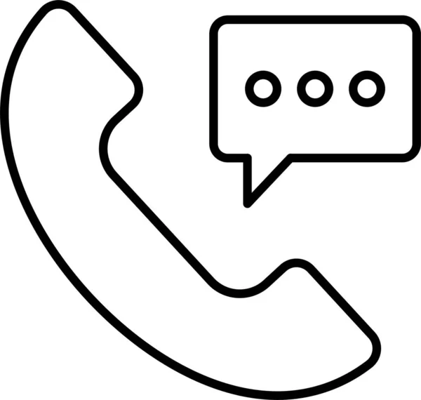 Telefoon Telefoon Pictogram — Stockvector