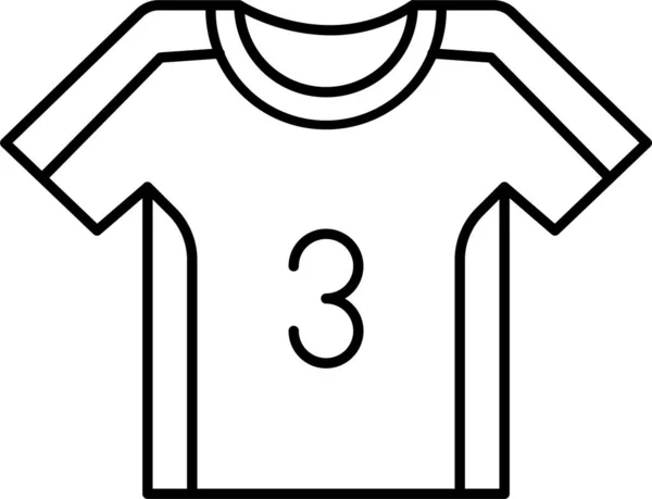 Shirt Clothes Icon — Stock Vector