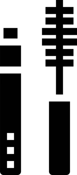 Іконка Косметики Макіяжу Суцільному Стилі — стоковий вектор