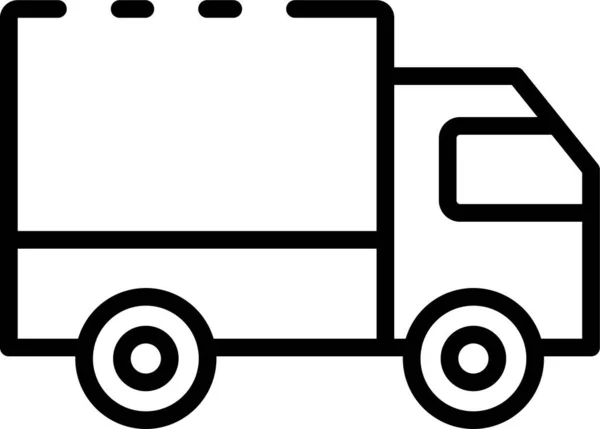 Φορτηγό Μεταφοράς Οχήματος Εικονίδιο — Διανυσματικό Αρχείο