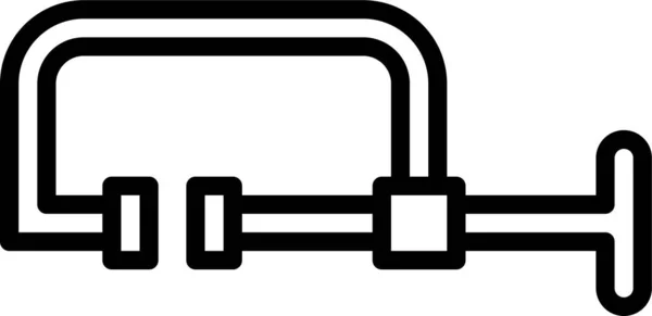 Morsetto Costruzione Pressione Icona — Vettoriale Stock