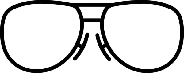 メガネメガネの夏のアイコン — ストックベクタ