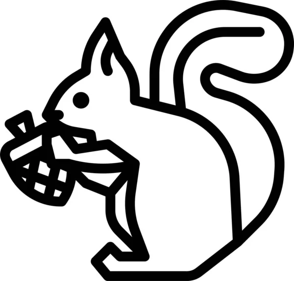 Animal Mammal Rodent Icon — Stock Vector