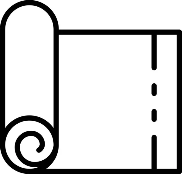Ikone Der Bodenmatte — Stockvektor