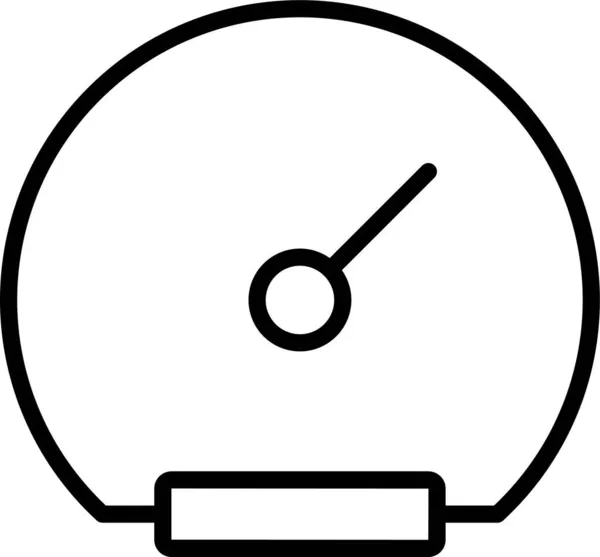 Messgerät Geschwindigkeitssymbol — Stockvektor