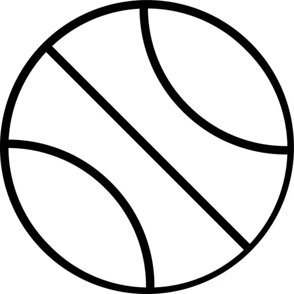 Ball Sport Game Icon — Stock Vector