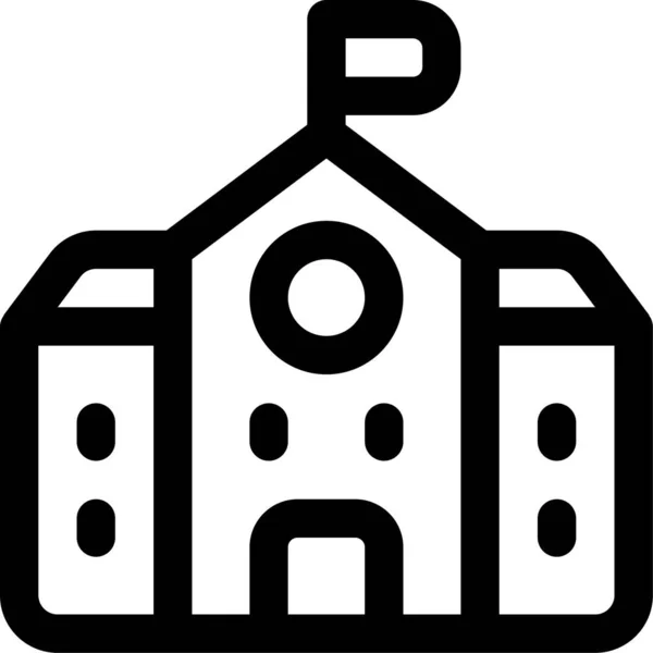 Ikone Der Schulbildung — Stockvektor