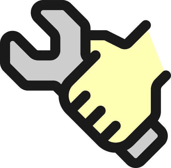 Ikona Klíčového Klíče — Stockový vektor