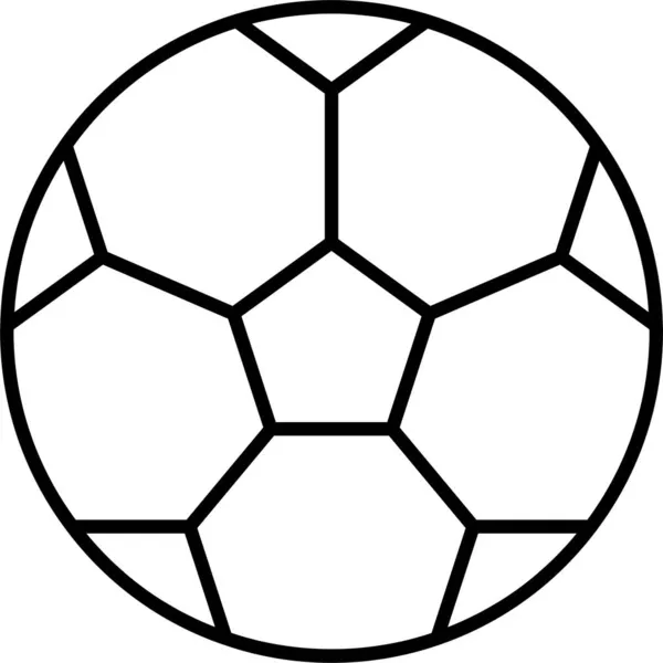 Futebol Futebol Ícone Esporte — Vetor de Stock