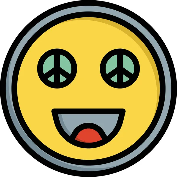 Emoji Glücks Symbol Verschicken — Stockvektor