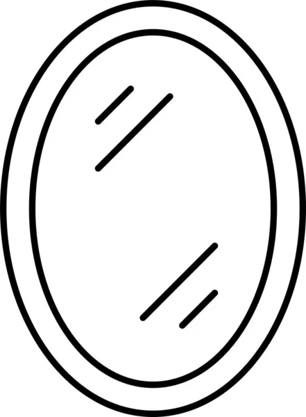 Spiegelvektor Hand Symbol — Stockvektor