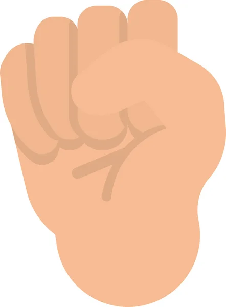 Значок Перфорированной Руки — стоковый вектор