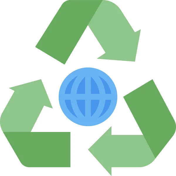 Recycling Recyclingfähiges Symbol — Stockvektor