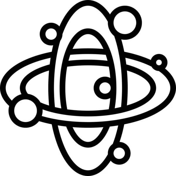 Sterrenstelsel Ruimte Asteroïde Icoon — Stockvector