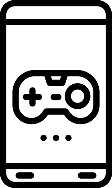 手机游戏控制杆图标 — 图库矢量图片