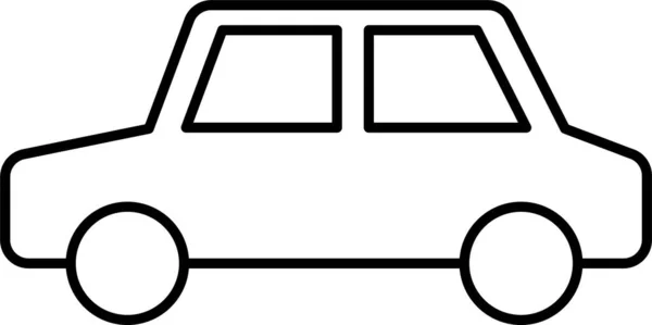 Икона Автомобильного Путешествия — стоковый вектор