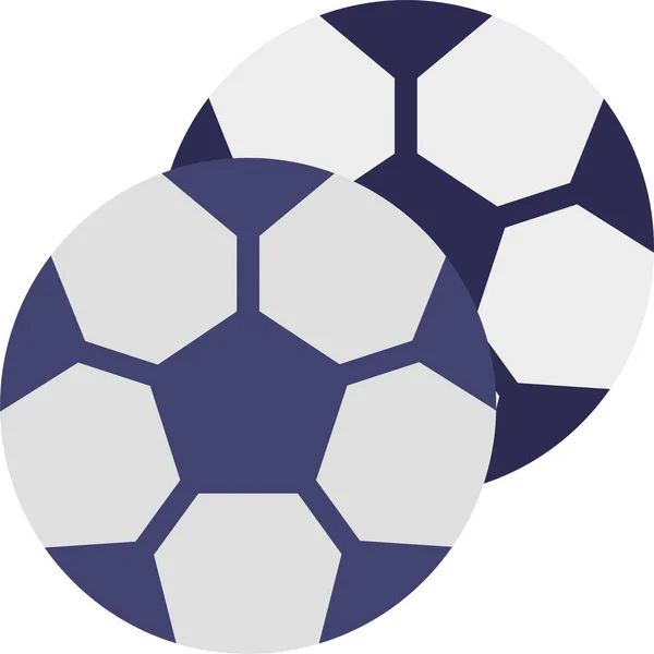 Football Ball Soccer Icon — Stock Vector