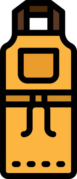 Cloth Clothing Apron Icon — Vettoriale Stock