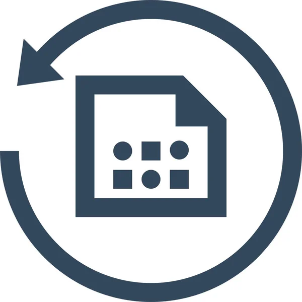 Ícone Arquivo Documento Banco Dados Estilo Outline — Vetor de Stock