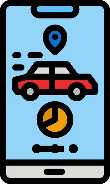 汽车运输图标 — 图库矢量图片