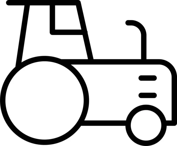 Automobil Traktor Ikone — Stockvektor
