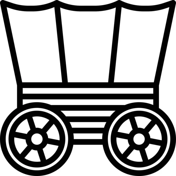 Antik Közlekedési Ikon — Stock Vector