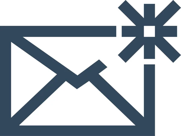 Ειδοποίηση Ηλεκτρονικού Ταχυδρομείου Τελευταία Email Νέο Εικονίδιο Ηλεκτρονικού Ταχυδρομείου Στυλ — Διανυσματικό Αρχείο