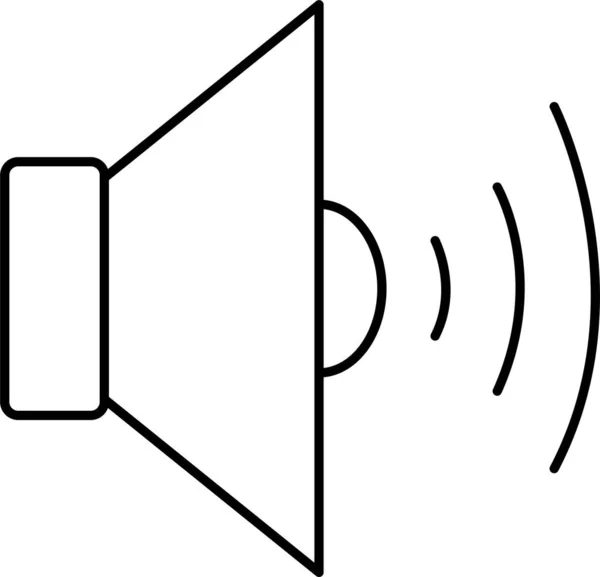Lautsprecherlautstärke Symbol — Stockvektor