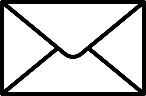 Ícone Carta Mensagem Mail — Vetor de Stock