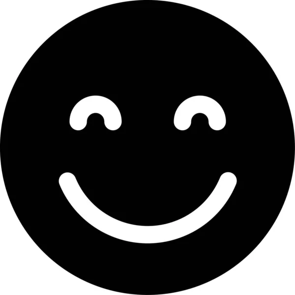 Ikona Usměvavé Oči — Stockový vektor