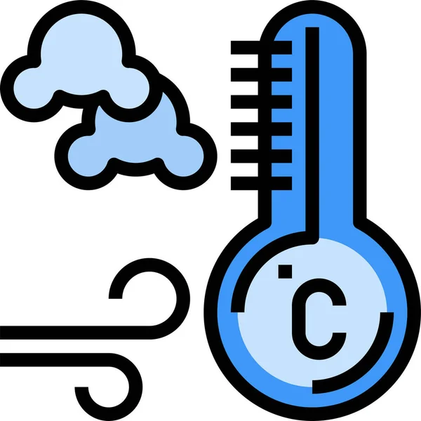 Икона Метеорологии Метеорологической Категории — стоковый вектор