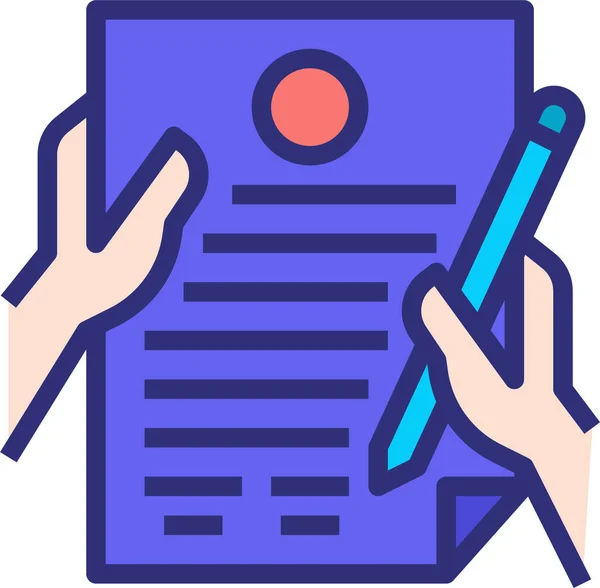 Documentation Document Paper Icon — Stock Vector