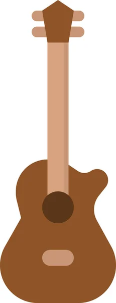 Icono Música Acústica Guitarra — Vector de stock