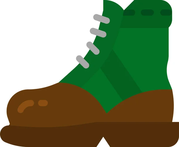Boot Footwear Shoes Icon — Stock Vector