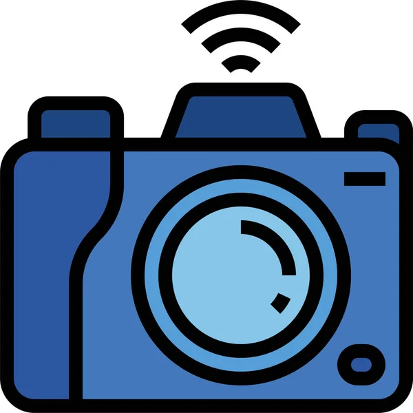 Camera Iot Photo Icon — Stock Vector