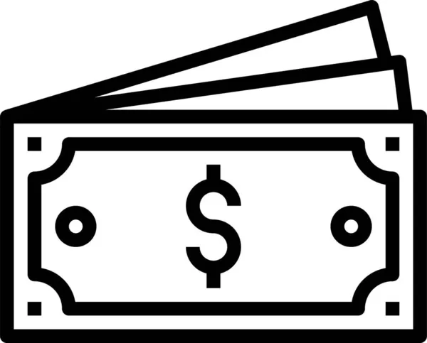 Fatture Business Cash Icon Nella Categoria Giochi — Vettoriale Stock