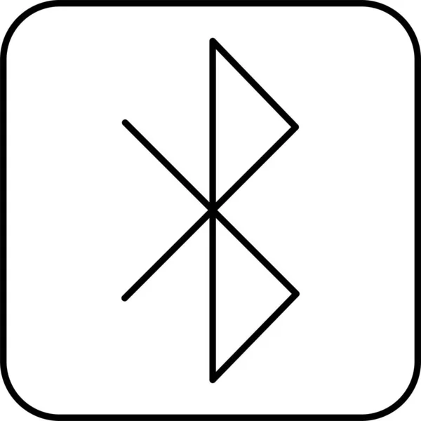 Ikon För Delning Bluetooth Anslutning — Stock vektor