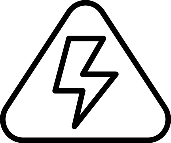 Pictogram Elektriciteitsvoorziening — Stockvector