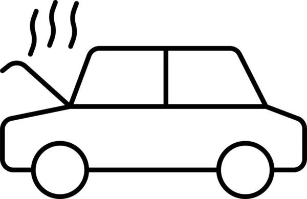 Car Automobile Vehicle Icon — Stock Vector
